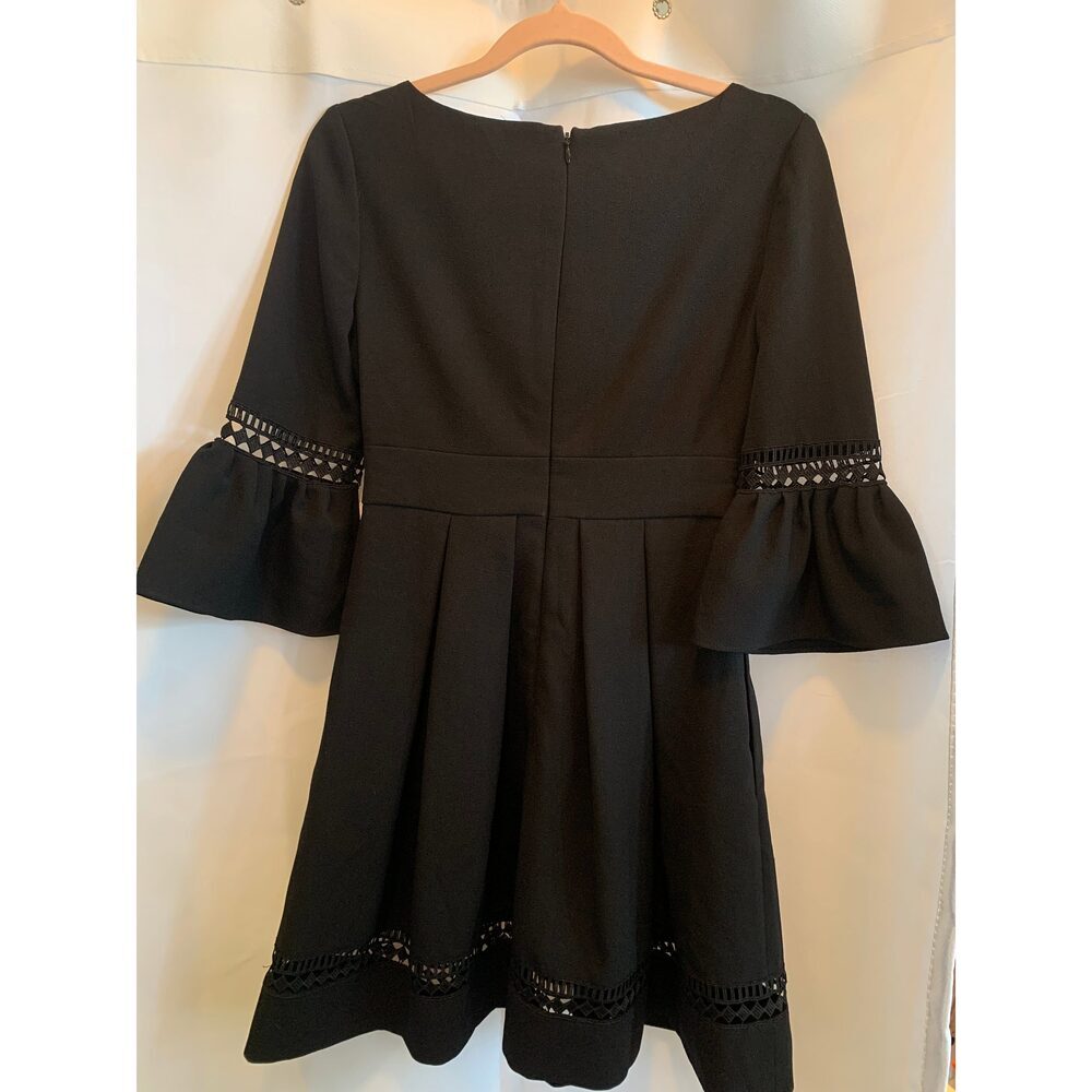 Eliza J Black Bell Sleeve Dress Sz 0P​